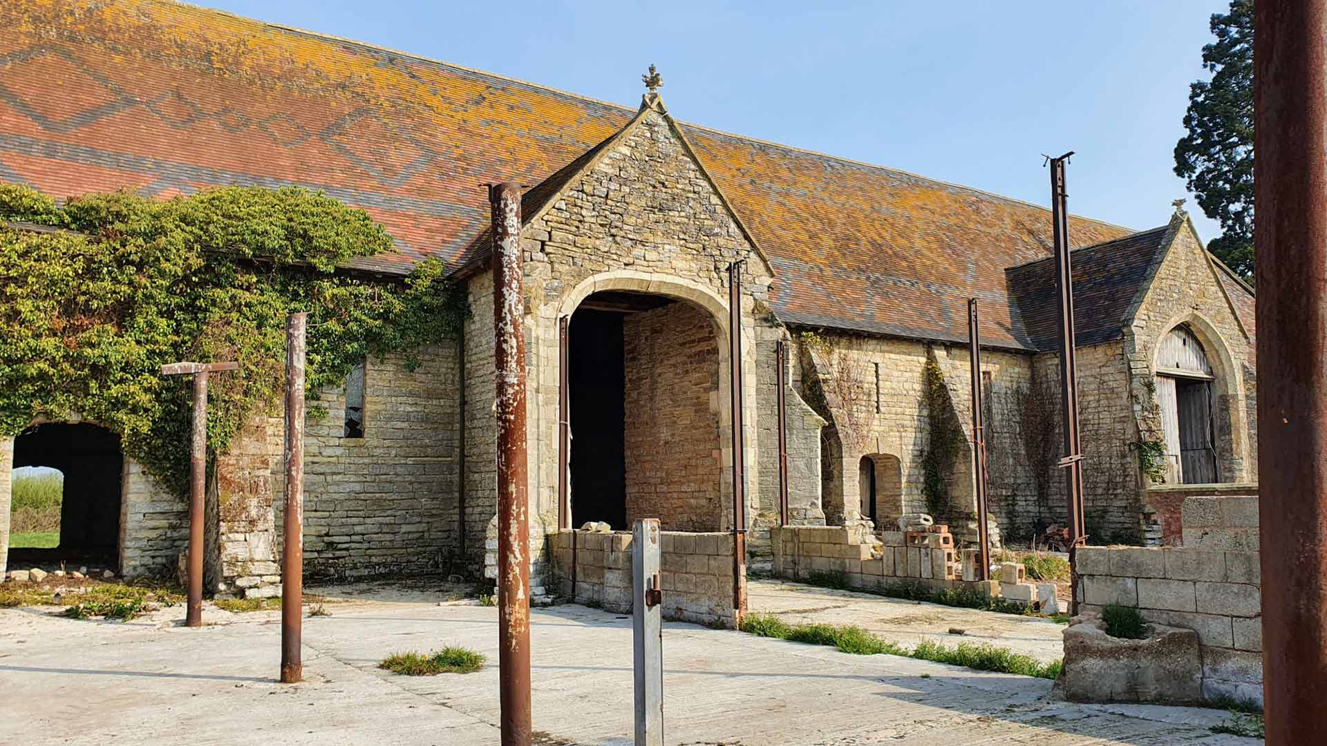 barn front entrance